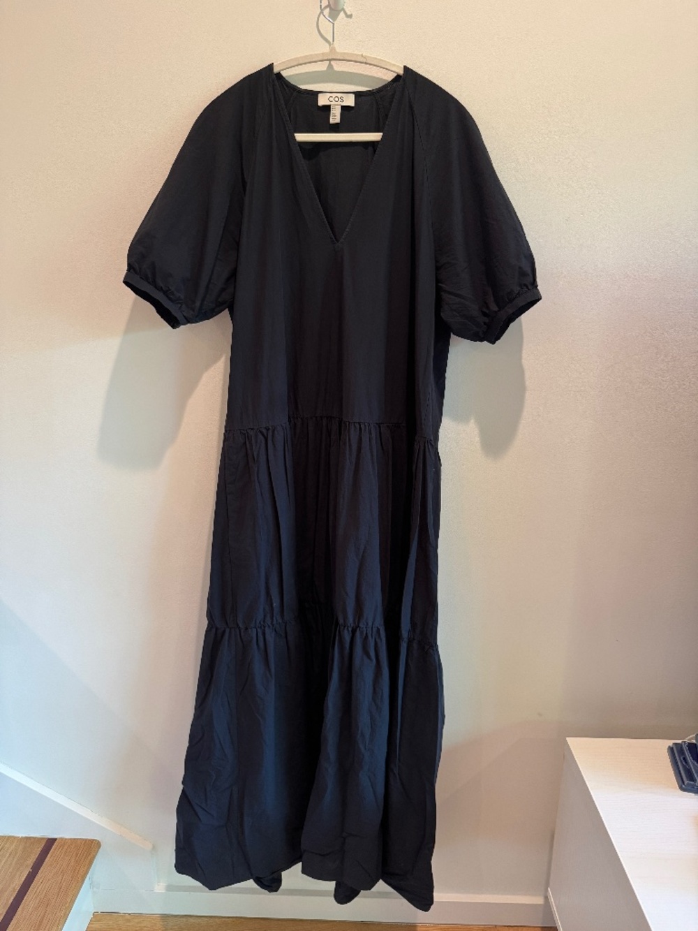 COS Tiered Short Sleeve Maxi Dress